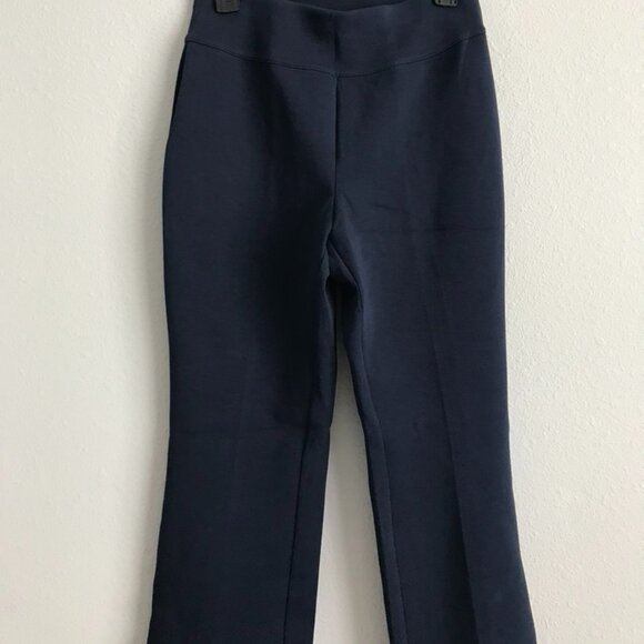 Encore by Idina Menzel Reg Mini Bootleg Pull-On Pants - Midnight (Sz XS) a621139 - Picture 3 of 4